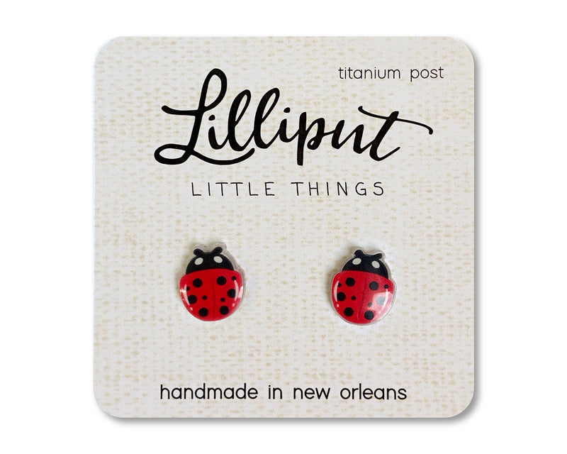 Ladybug Lilliput Earrings