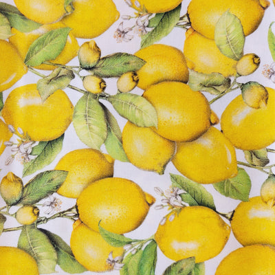 Lemons with Leaves Microwave Bowl Cozy Potholder Fabric Sample