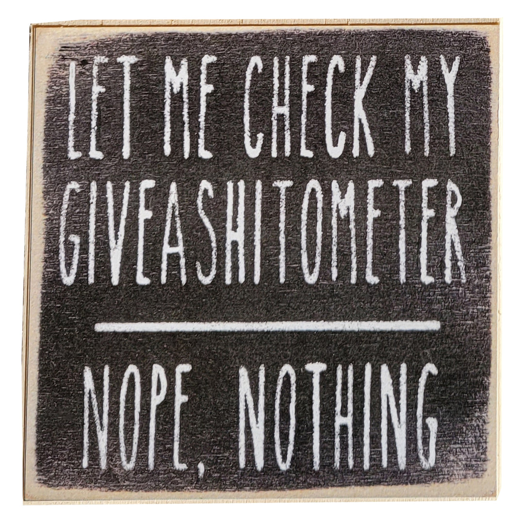 Print Block - Let me check my giveashitometer. Nope, nothing.