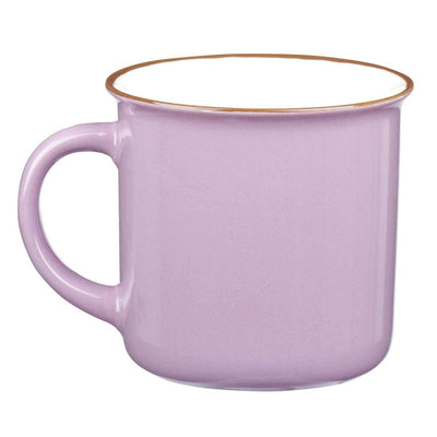Let Your Light Shine Lavender Camp Style Coffee Mug (back)