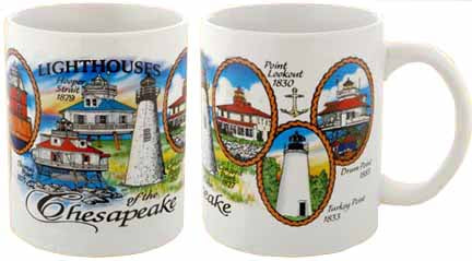 Lighthouses of the Chesapeake Coffee Mug Multi 2