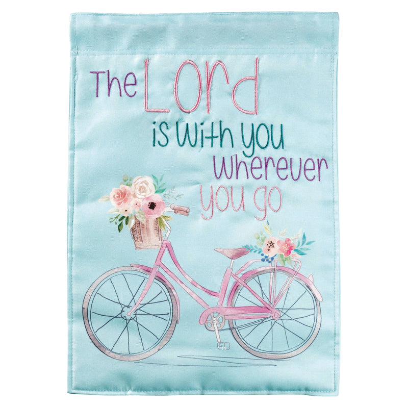 Lord Is With You Garden Flag