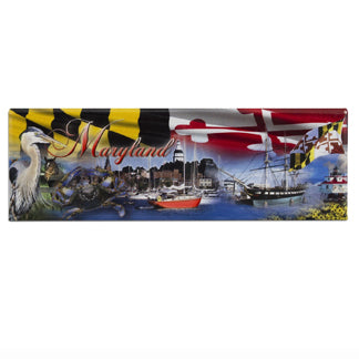 Maryland Panoramic Collage Magnet