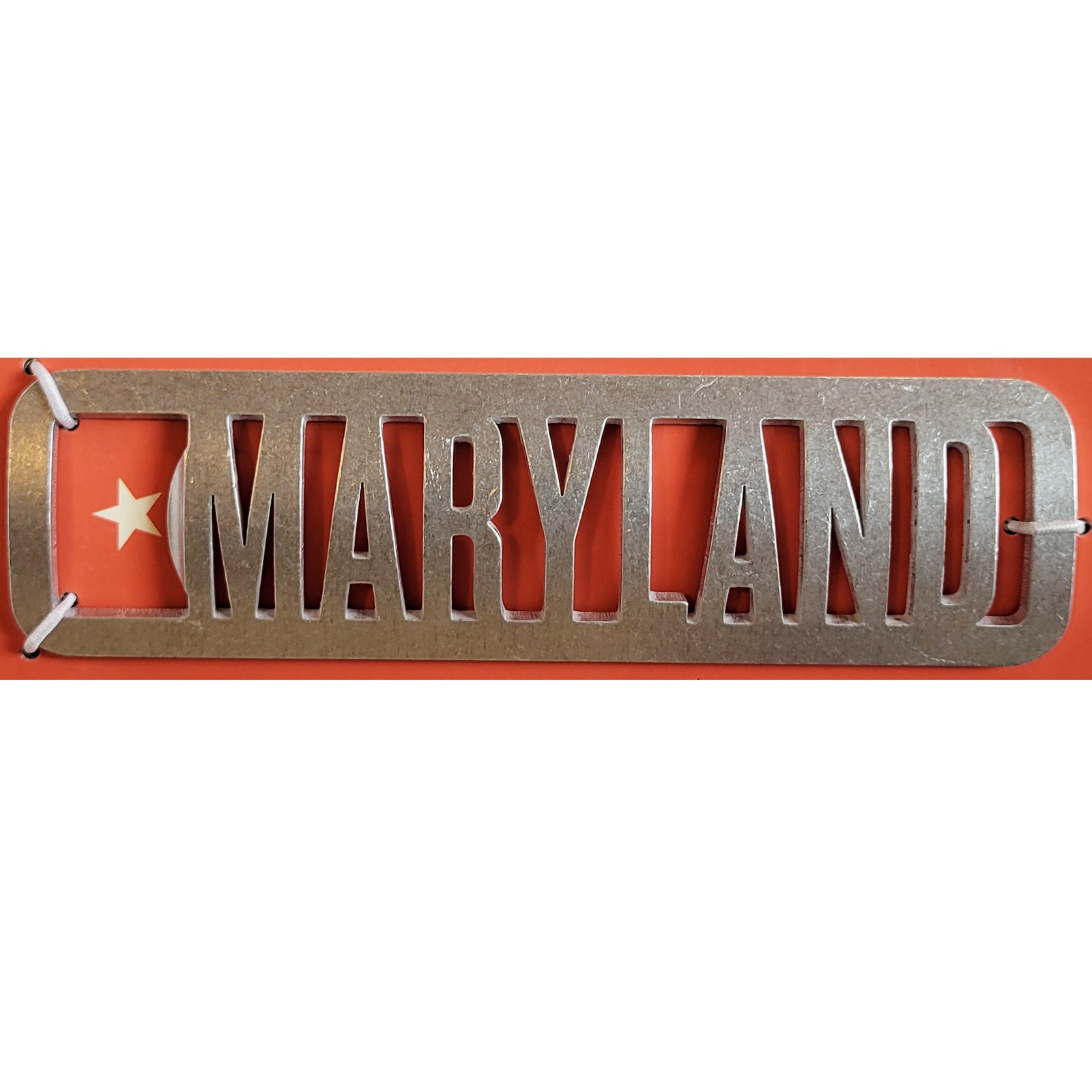 Maryland Laser Cut Bottle Opener - Aluminum