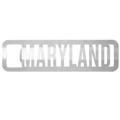 Maryland Laser Cut Bottle Opener - Aluminum