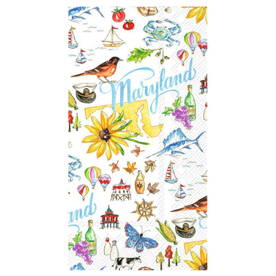 Maryland Collage Guest Towel Paper Napkins