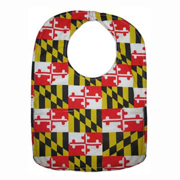 Maryland Flag Baby Bib