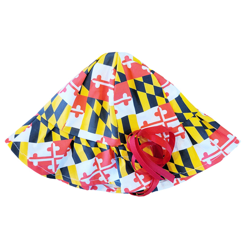Baby Sun Hat - Maryland Flag