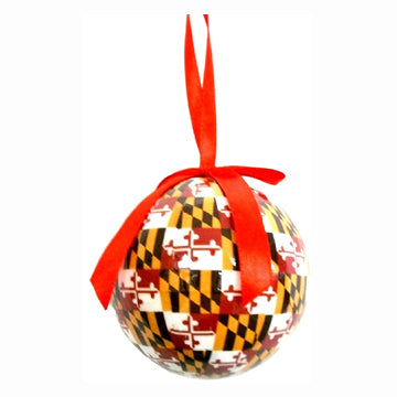 Maryland Flag Ball Ornament