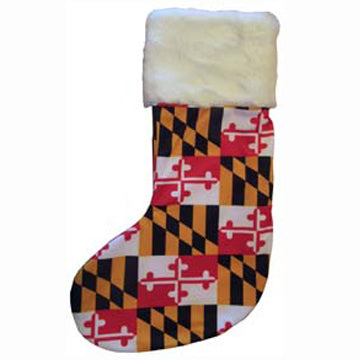 Maryland Flag Christmas Stocking