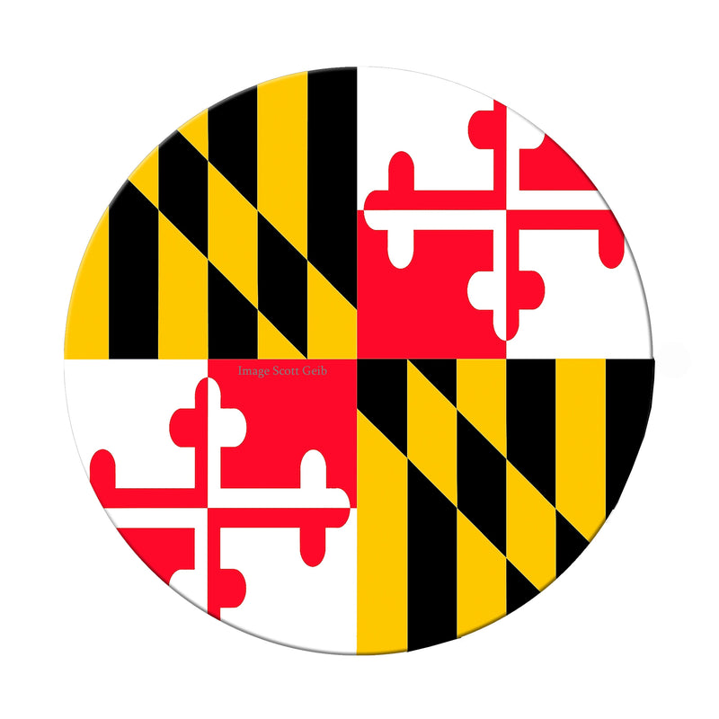 Maryland Flag Neoprene Coaster
