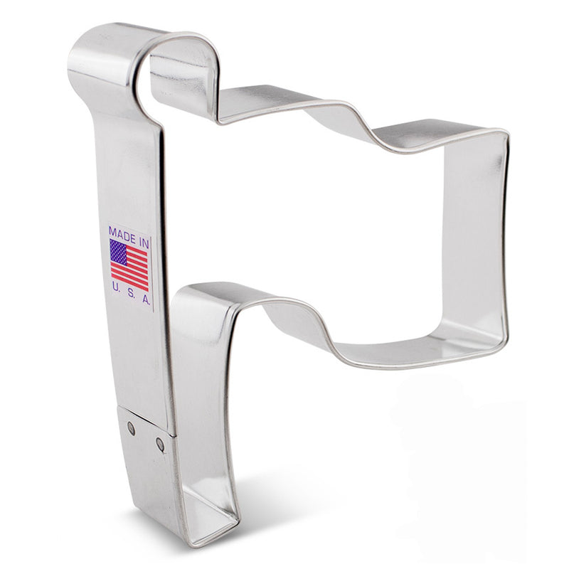 Flag Shaped Tin Cookie Cutter