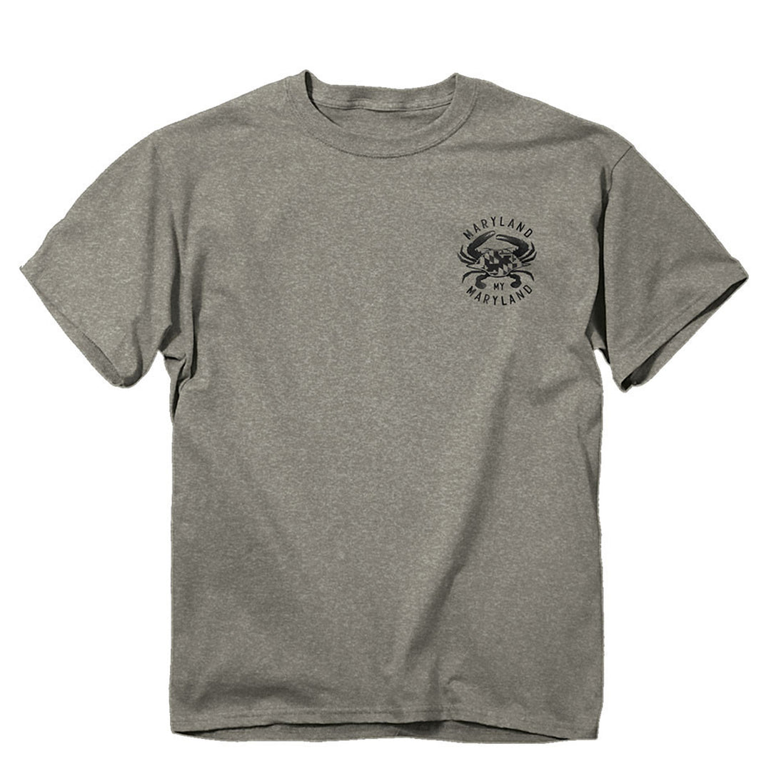 Maryland Flag Decoy &amp; Puppy Dreamer T-Shirt Front