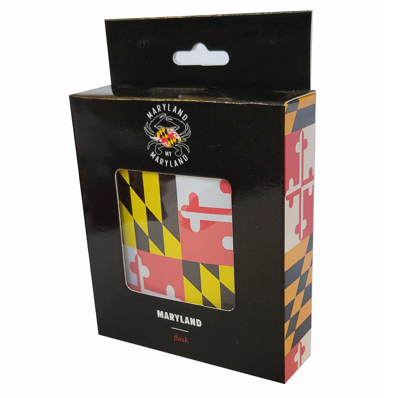 Maryland Flag Flask Box