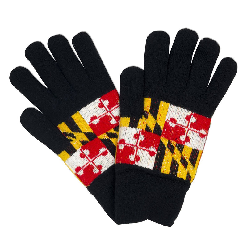 Maryland Flag Fleece Lined Gloves