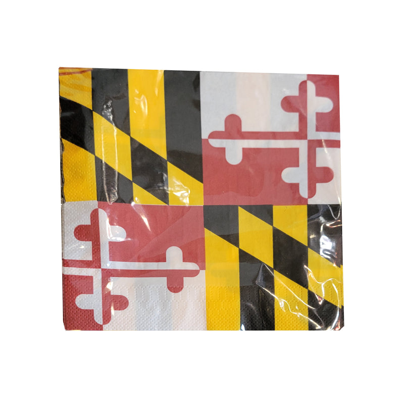 Maryland Flag Party Pack Set - Paper Napkins