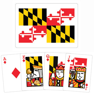 Maryland Flag Playing Cards
