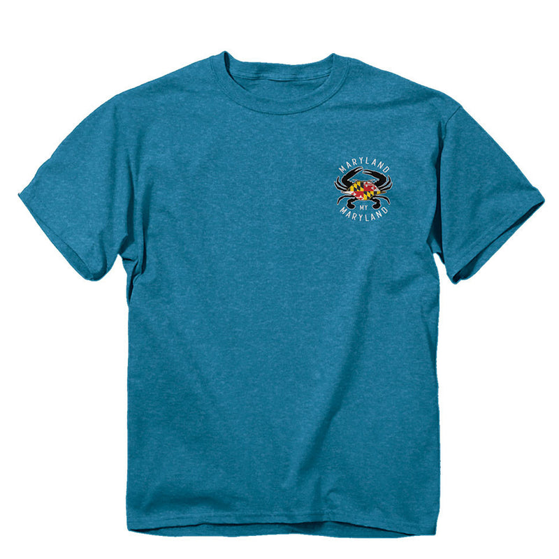 Maryland Flag Rockfish T-Shirt Front