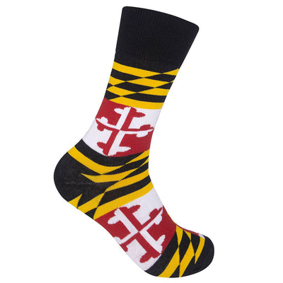 Maryland Flag Socks