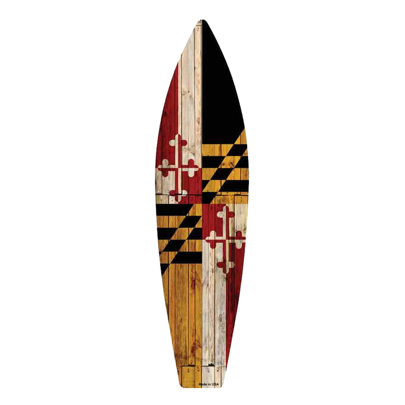 Maryland Flag Surfboard Sticker Decal