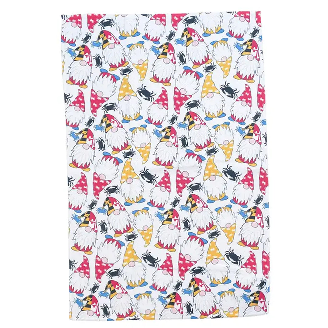 Maryland Garden Gnomes Full Print Kitchen Towel
