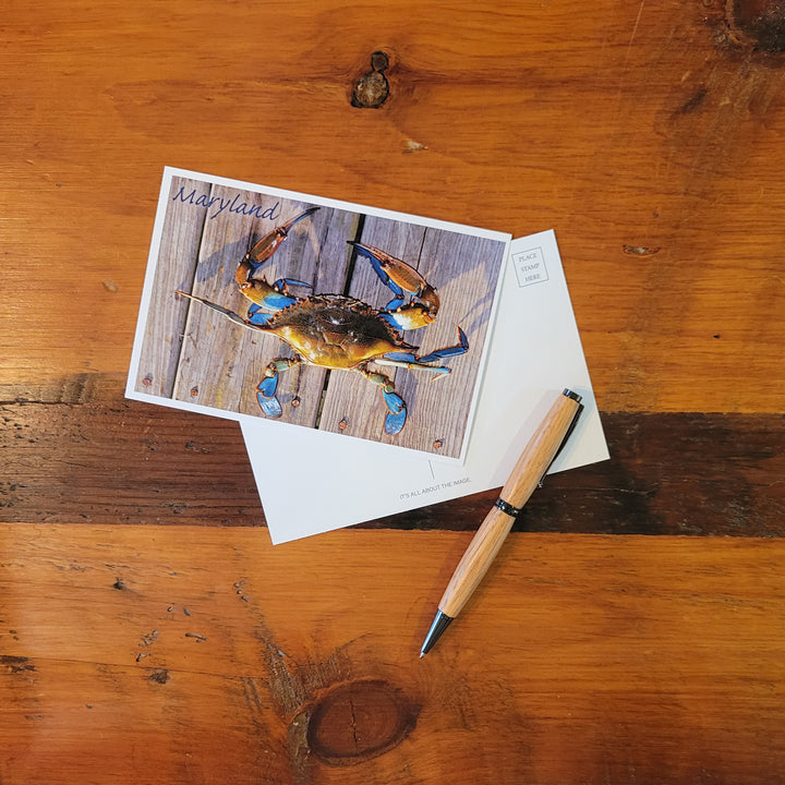 Postcard - Natural Blue Crab Maryland (scene)
