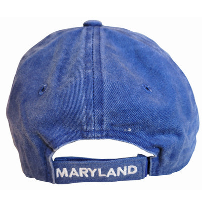 Old Line State Maryland Blue Baseball Hat Back