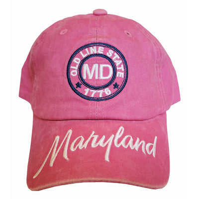 Maryland Old Line State Pink Baseball Hat