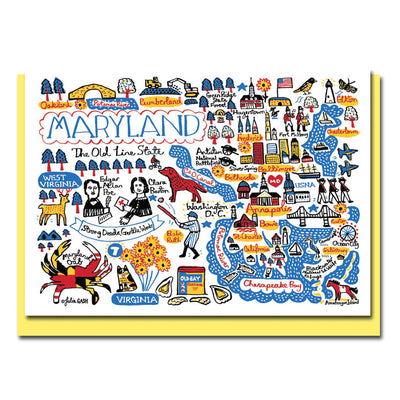 Maryland Statescape Greeting Card