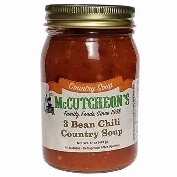 McCutcheon's 3 Bean Chili Country Soup 17oz.