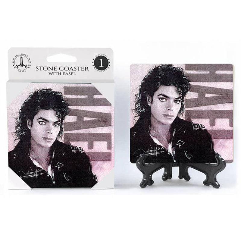 Michael Jackson Stone Coaster (each)