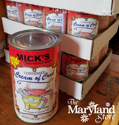 Mick's Cream of Crab Soup 15oz. Display