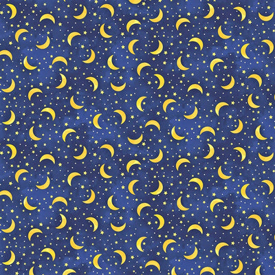 Moon & Stars Microwave Bowl Cozy Potholder Fabric Sample