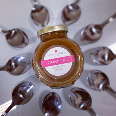 Mouth Party Original Caramel Sauce with Spoons