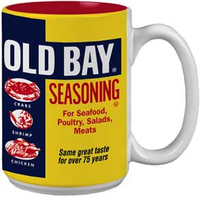 Old Bay Seasoning Can Coffee Mug