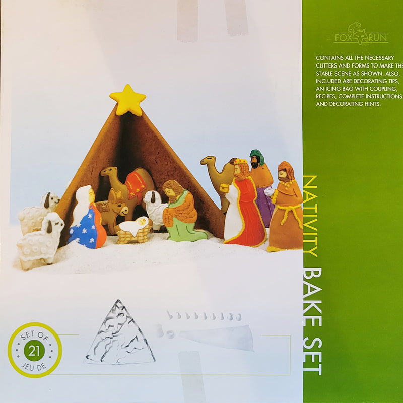 Nativity Cookie Cutter Bake Gift Set Packaging