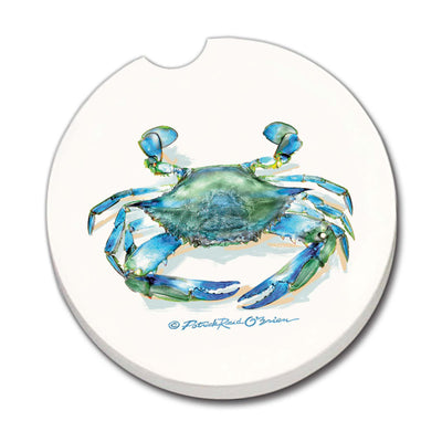 Natural Blue Crab Absorbent Stone Car Coaster