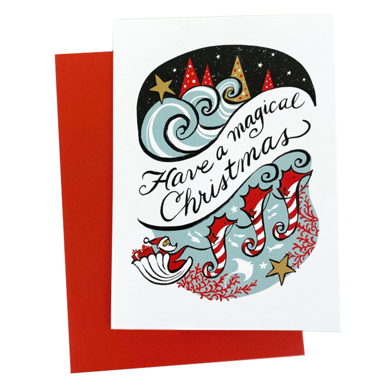Nautical Holidays Christmas Card - Have A Magical Christmas