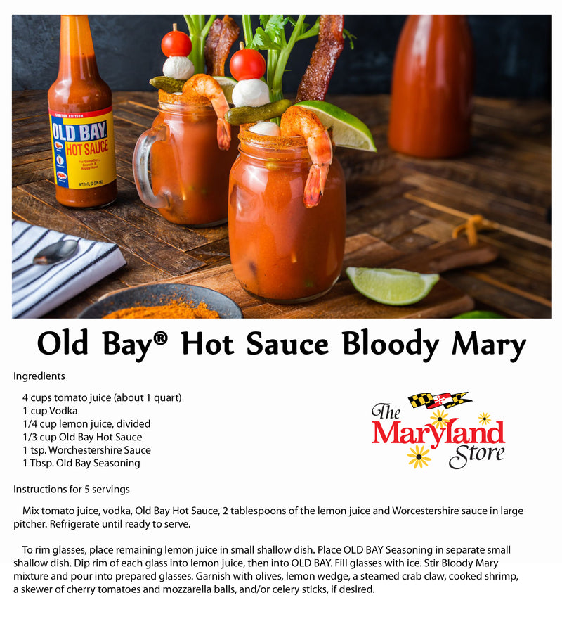 Old Bay Hot Sauce Bloody Mary Recipe from The Maryland Store