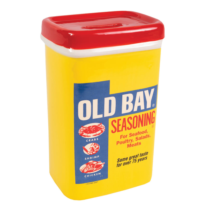 Old Bay Seasoning Can Ceramic Bank
