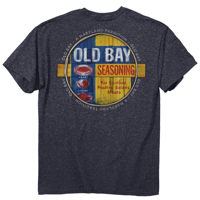 Old Bay Crab Bushel Lid T-Shirt Back