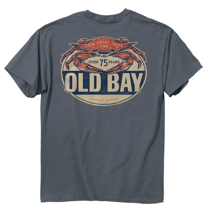 Old Bay Seasoning Crab Oval T-Shirt Back