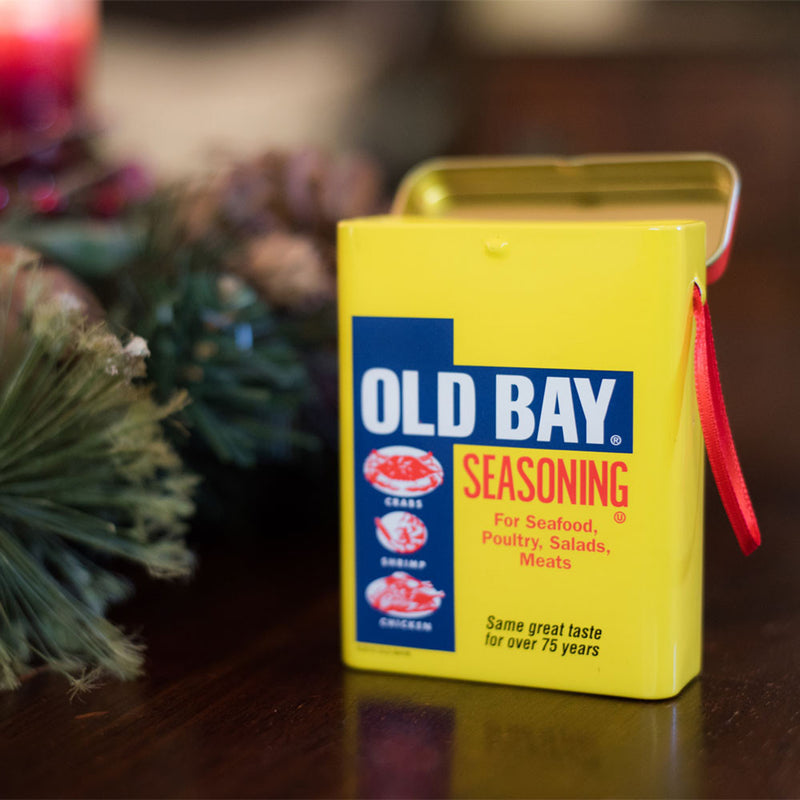 Old Bay Seasoning Can Ornament Christmas