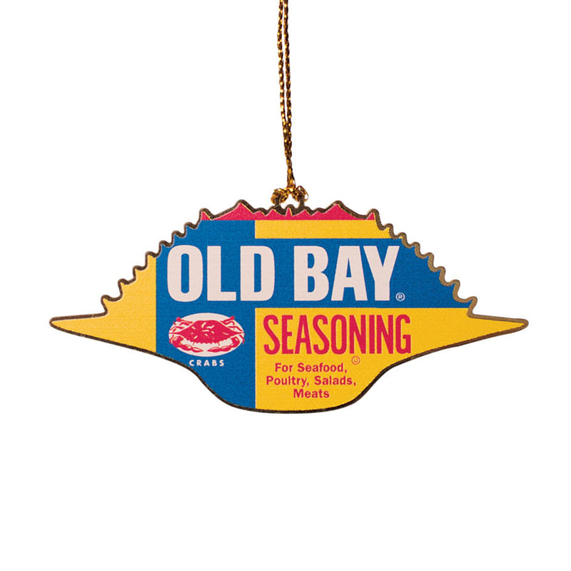 Old Bay Seasoning Crab Shell Metal Ornament
