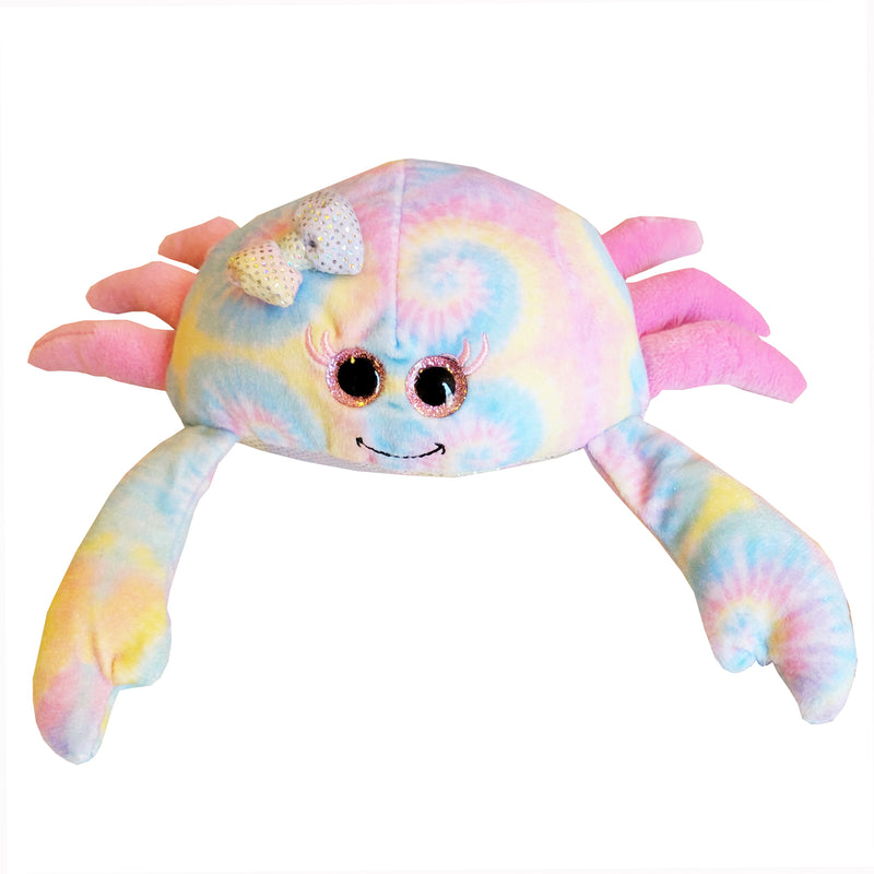 Pastel Tie Dye Crab Plush Toy
