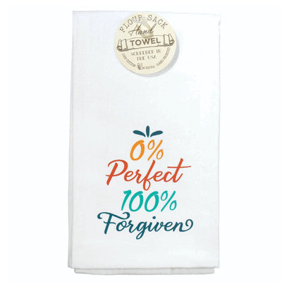 0% Perfect 100% Forgiven Flour Sack Kitchen Towel