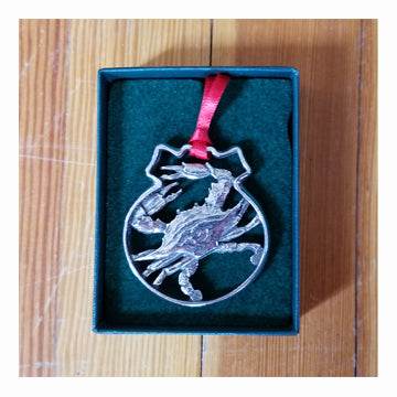 Pewter Crab Ornament Box