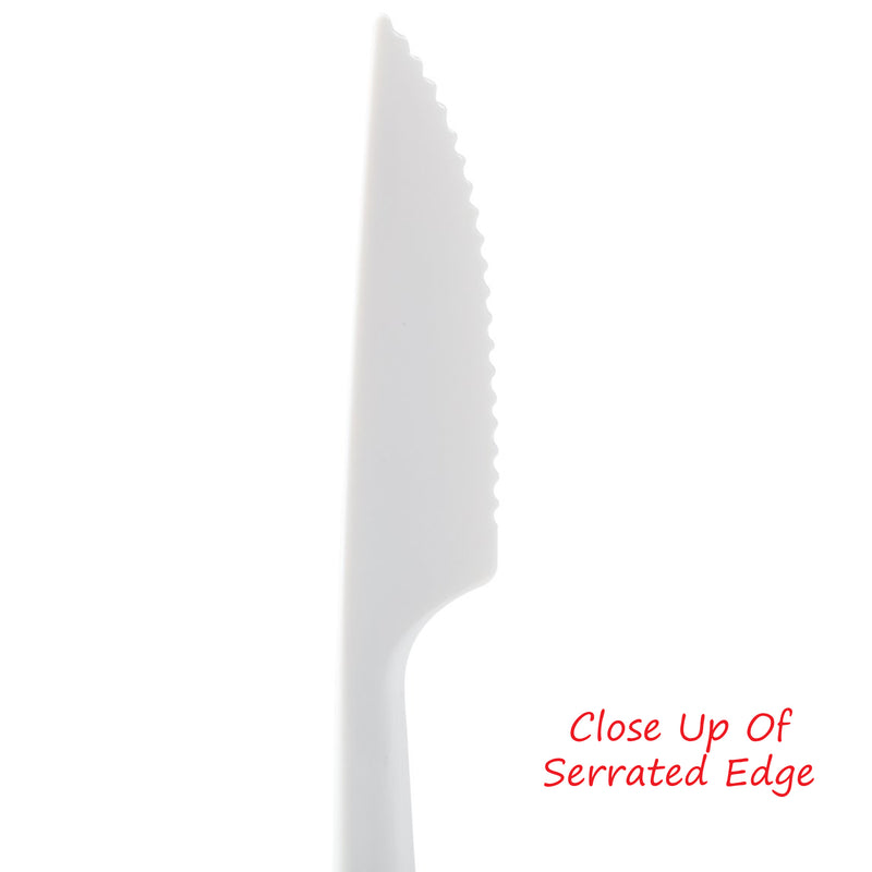 Plastic Crab Knife - Serrated Edge