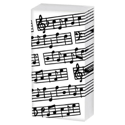Pocket Tissue Pack - Music Notes