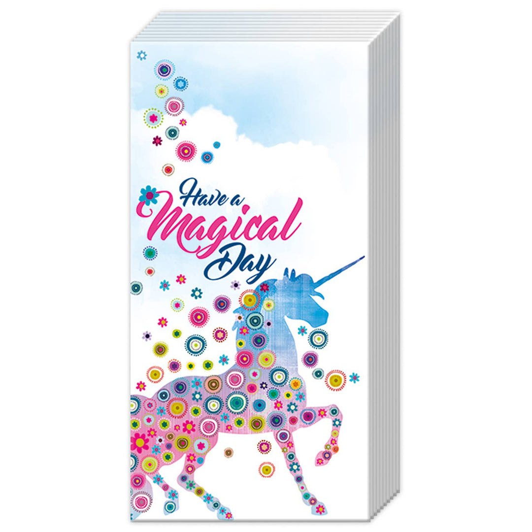 Pocket Tissue Pack - Have A Magical Day Unicorn